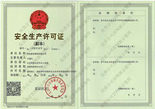 开云手机入口官网-开云online(中国)安全生产许可证(副本）